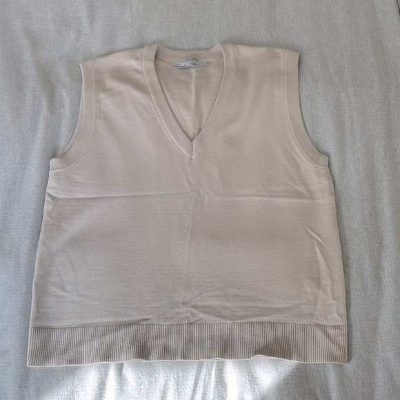 SIMONS boxy sleeveless sweater size S - Picture 1 of 8